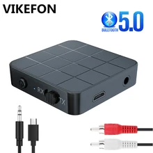 Bluetooth 5,0 4,2 аудио приемник передатчик 2 в 1 RCA 3,5 мм 3,5 AUX Jack USB музыка стерео Беспроводные адаптеры для автомобиля ТВ MP3 ПК