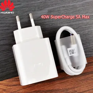 Huawei SuperCharge 40W Fast EU Charger Original 5A Max USB C Cable Charge adapter for Mate 40 30 Pro P40 Lite P30 Nova 7 8 Huawei SuperCharge 40W Fast EU Charger Original 5A Max USB C Cable Charge adapter for Mate 40 30 Pro P40 Lite P30 Nova 7 8