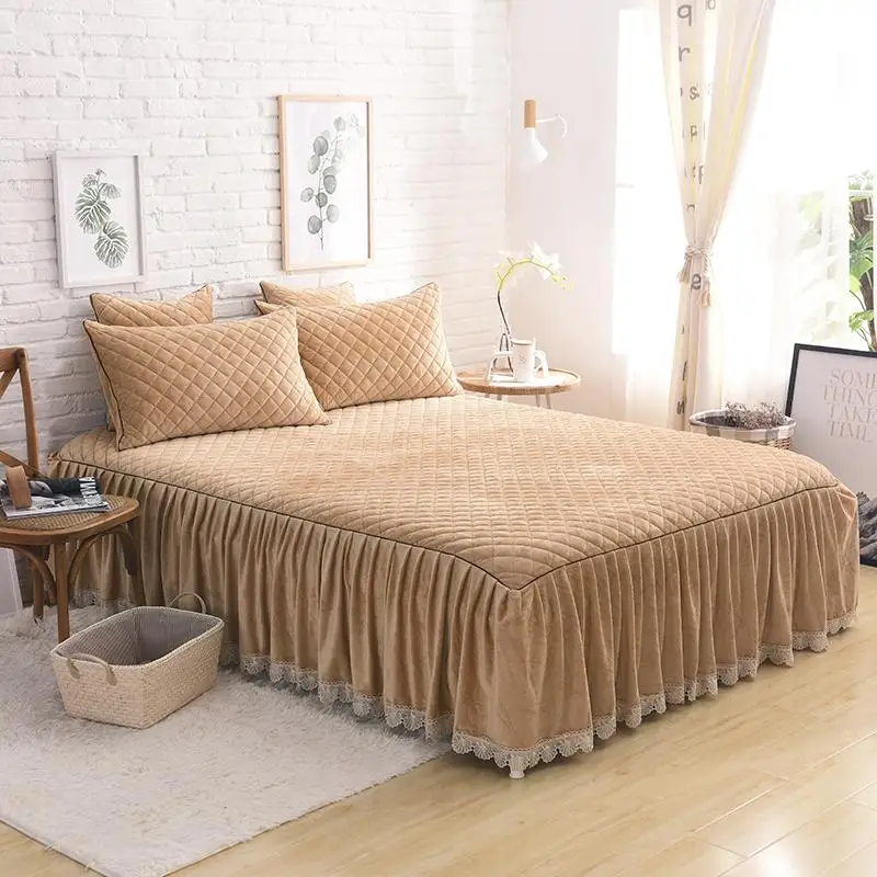 Комплект постельного белья из 3 предметов серый розовый красный роскошный