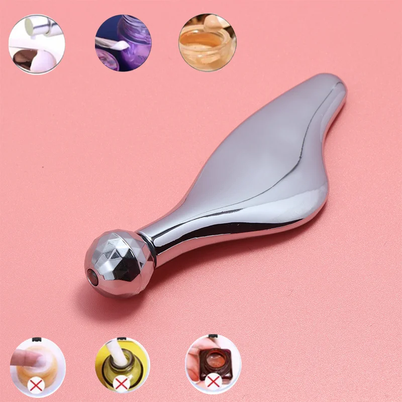 Eye Cream Applicator  Eye Anti-wrinkle Dark Circles Spatula Massage Scroll Wheel Gua Sha Tool Face Lift  Eye Cream Spoon