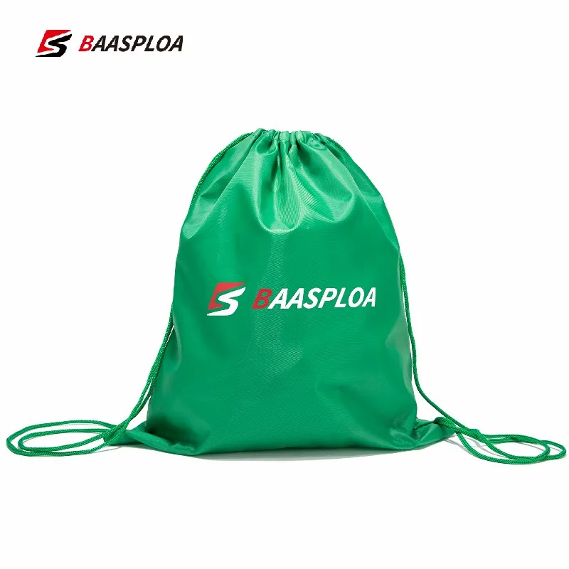 Baasploa Waterproof Foldable Gym Bag Fitness Backpack Drawstring Shop Pocket Hiking Camping Beach Swimming Men Women Sports Bags
