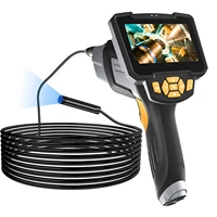portable handheld digital car industrial endoscope 1080p hd pipe borescope inspection camera videoscope with 4 3 inch lcd screen