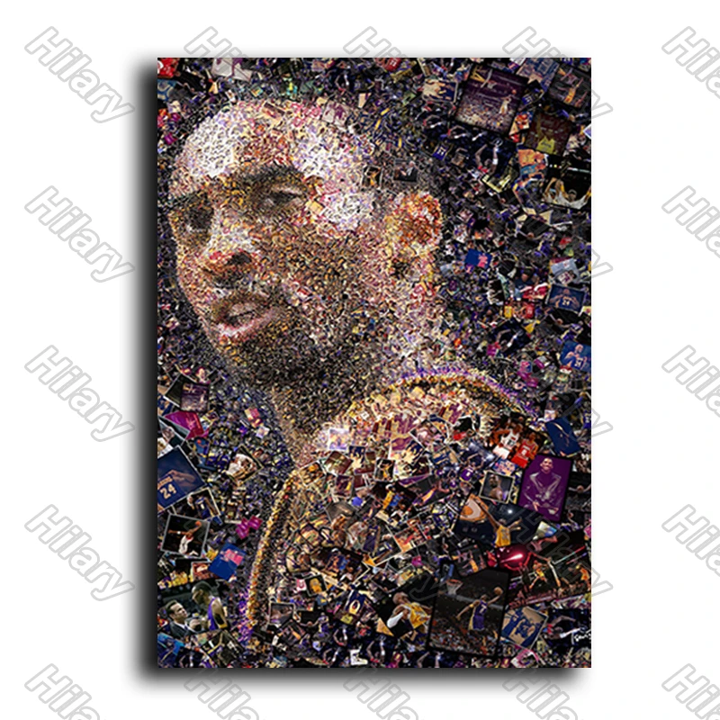 

Poster Kobe-Bryant-Basketball-Star Canvas Painting Wall Art Home Decoration for Living Room and Bedroom Frameless Style