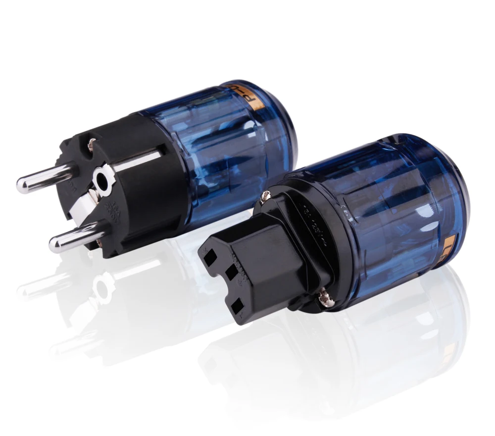 Высококачественный шнур питания Hi-Fi вилка усилителя мощности звуковых частот 24K