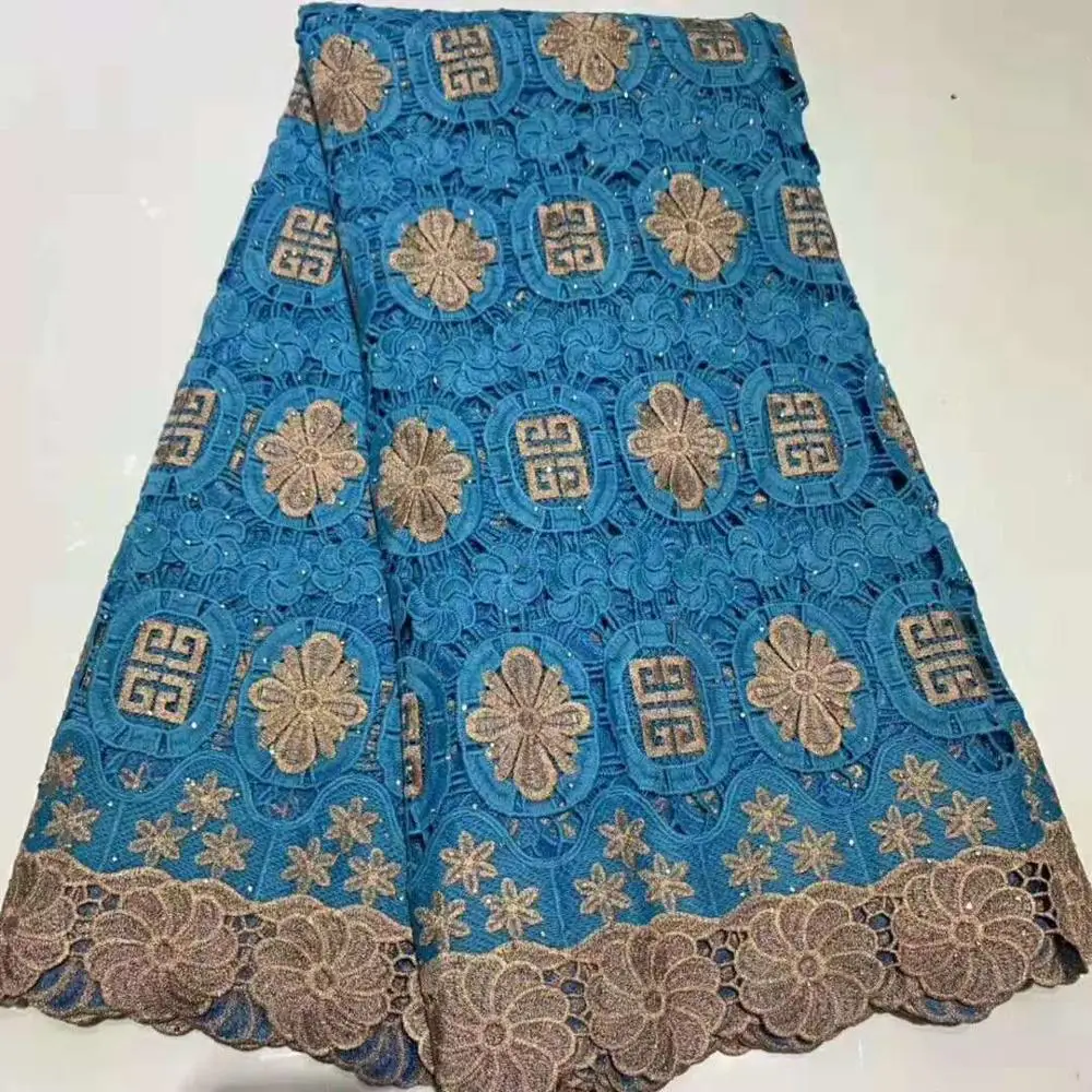 Зеленая продажа нигерийская кружевная ткань модное Африканское Kano хлопковое