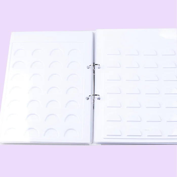 

70 pairs of eyelid catalog 3D eyelid storage booklet with eyelash sample box grafted eyebrow display card