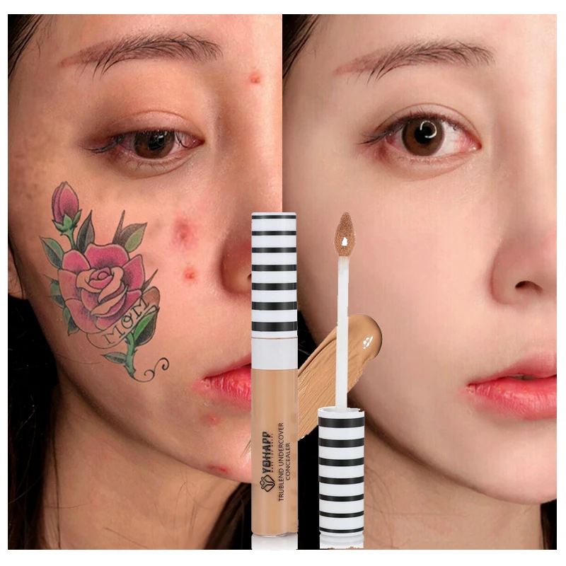 6 цветов жидкий консилер для лица длительное покрытие основа макияжа