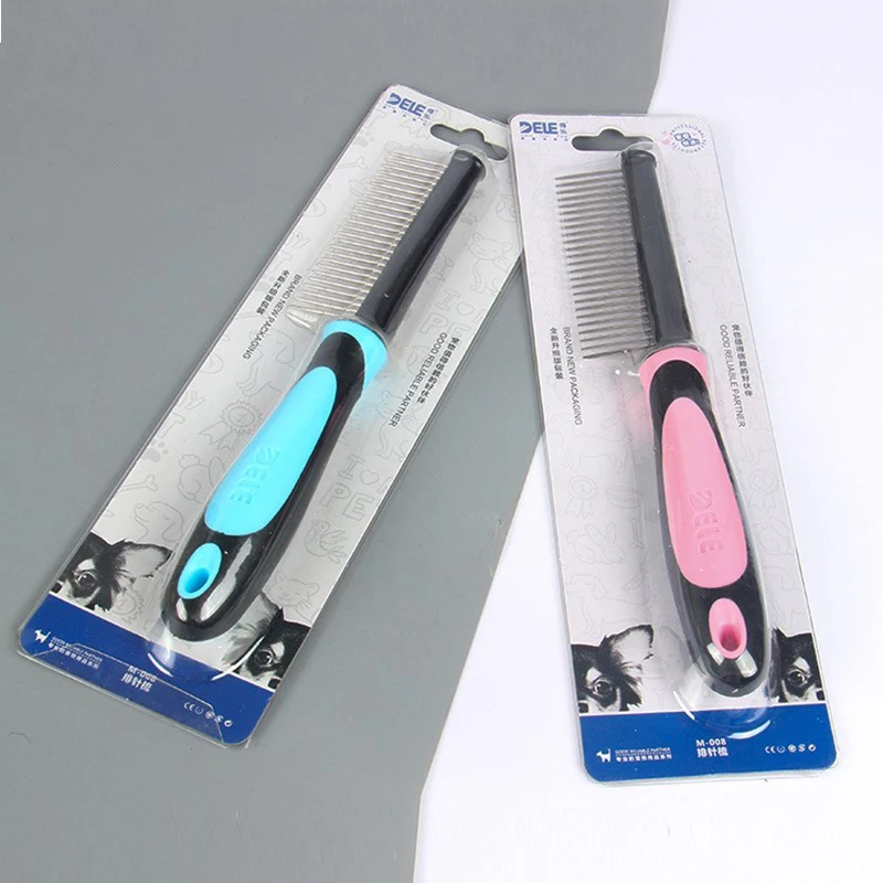 Dog Puppy Grooming Comb Stainless Steel Pet Hair Cat Metal Shedding Fur Master Tools |