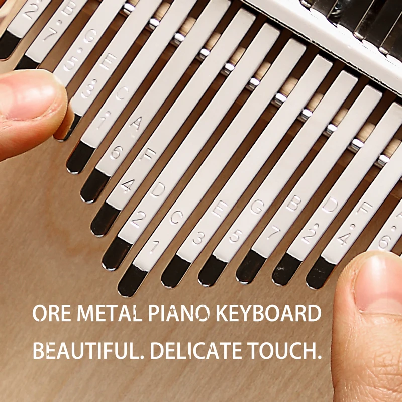 Kalimba 17 клавиш плоский палец пианино Calimba Музыкальные инструменты|Пианино| |