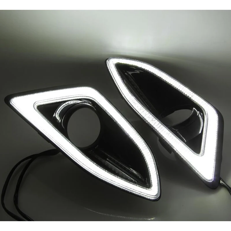 Дневные ходовые огни дневные противотуманные фары 2 шт. 1 комплект 12 В ABS для EDGE 2015