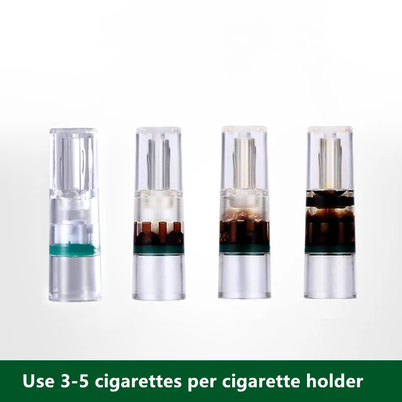 Одноразовый держатель сигарет брошенный Фильтр мундштук с фильтром футляром для