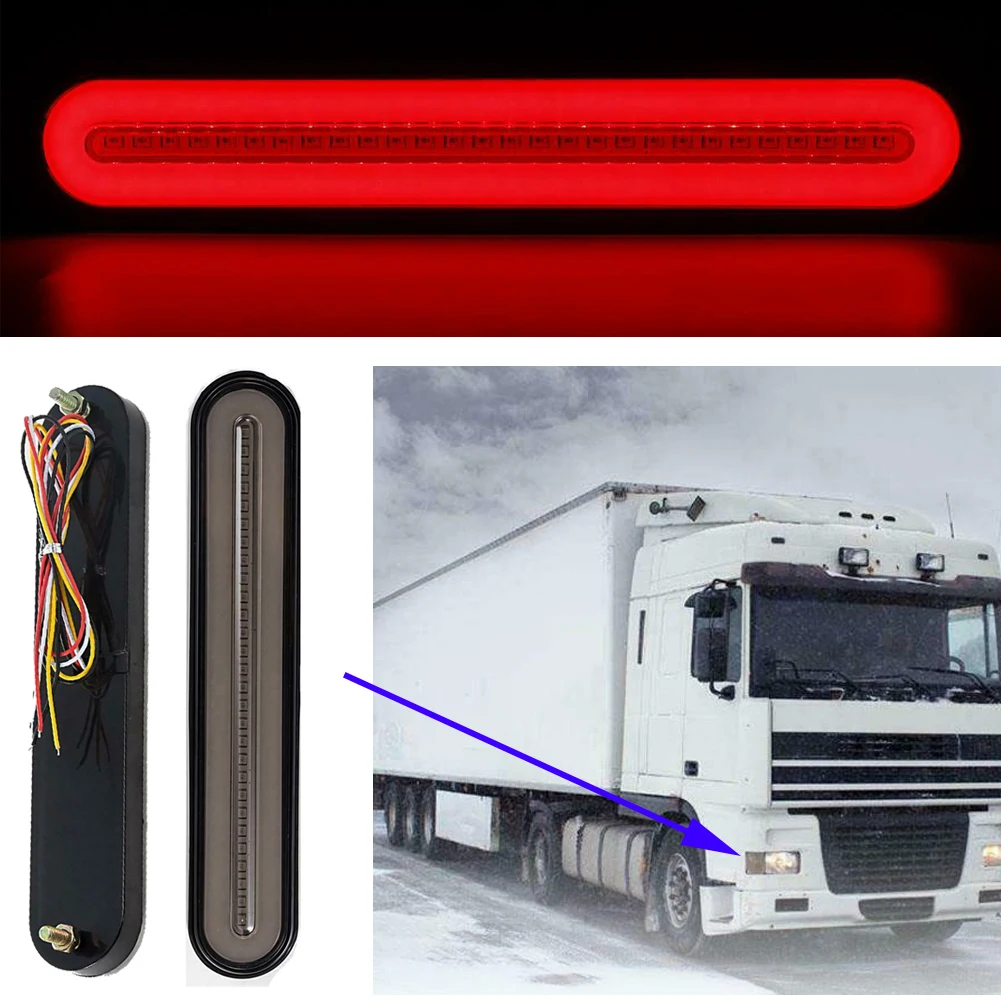 

Replacement LED Tail light Trailer Truck PC+ABS IP67 Bright Turn Signal
