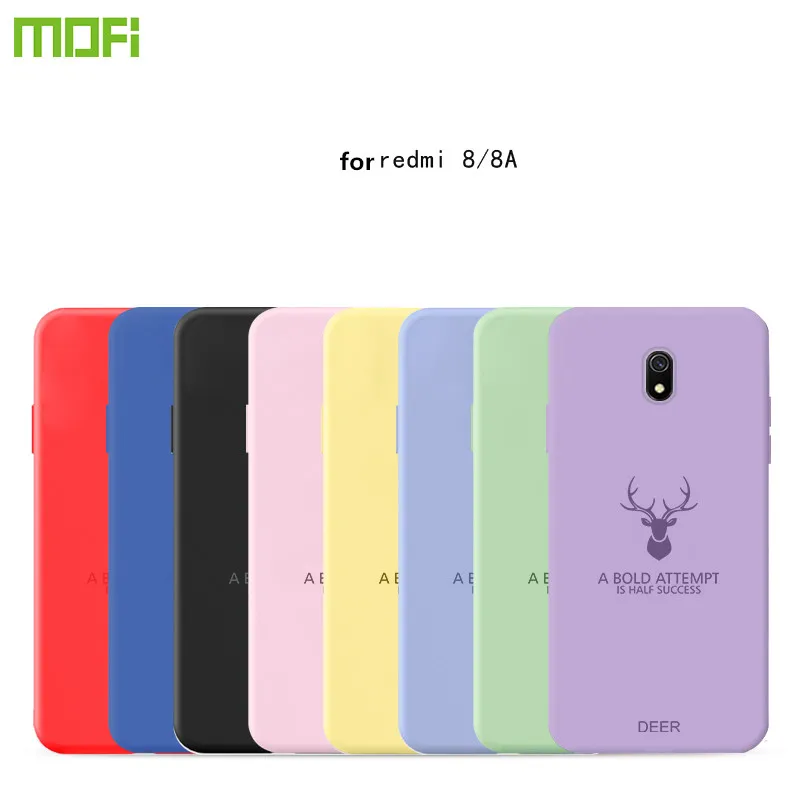 Чехол MOFI для Xiaomi Redmi 8A чехол 8 Мягкая силиконовая задняя накладка из ТПУ корпус