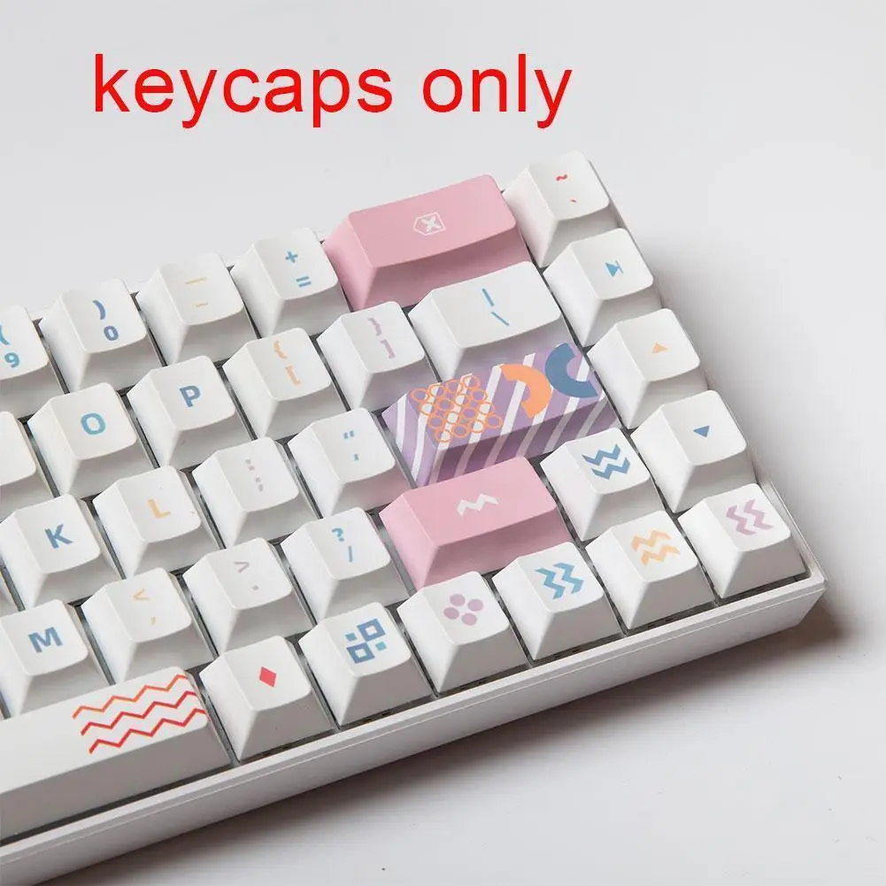 

For Height Pbt Sublimation Mechanical Keyboard Keycap 125 Keys Keycap Shaft For Mx Switch 61/64/68/78/ W4b7