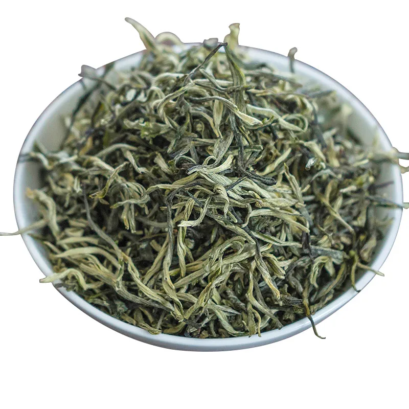 

2021 Superfine Richly Flavoured Silver Tips Yunnan Green CN Organic Early Spring Snowy Mountain Dian Lv