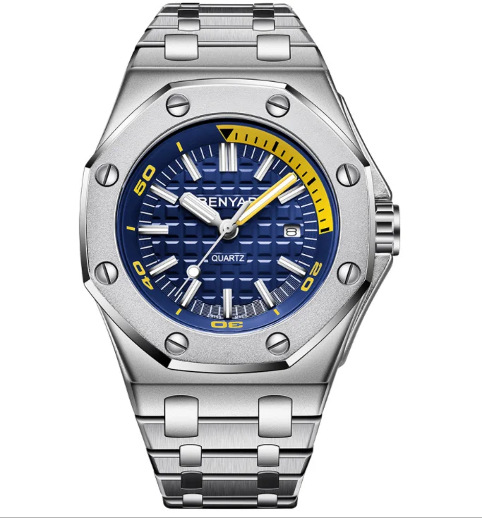 Мужские часы Лидирующий бренд Роскошные Кварцевые модные деловые 30 м