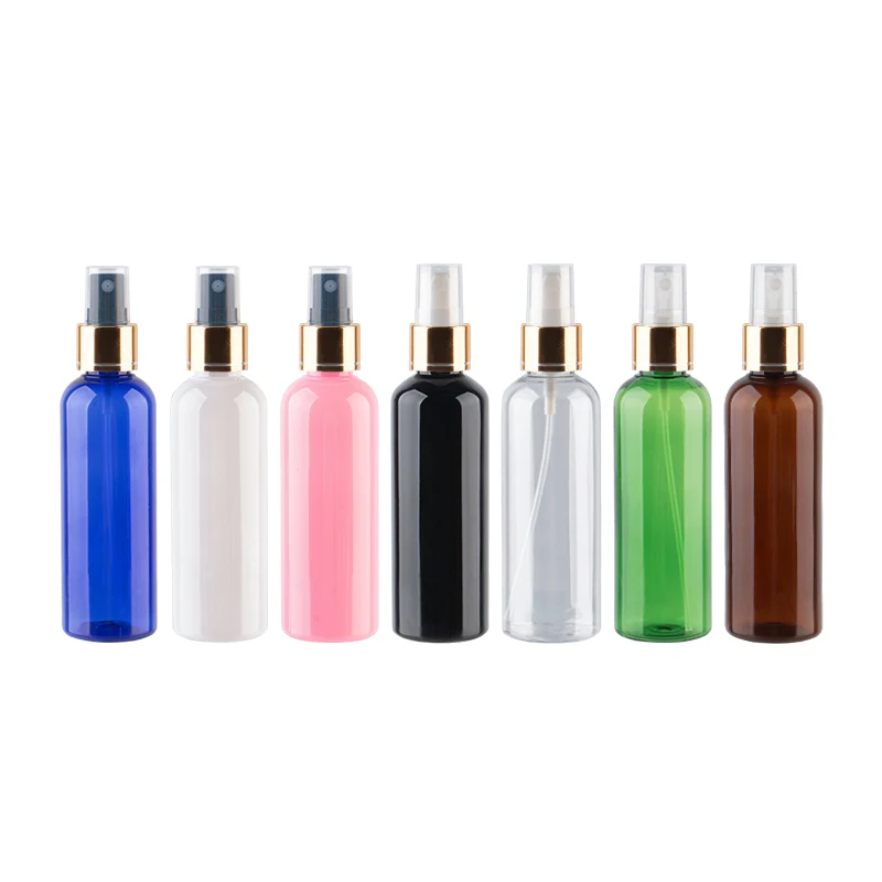 100ml  X 50 Spray Perfume Plastic Bottle , 100cc Makeup Setting Spray Pump Container Refillable Bottles Mist Spray Travel Bottle