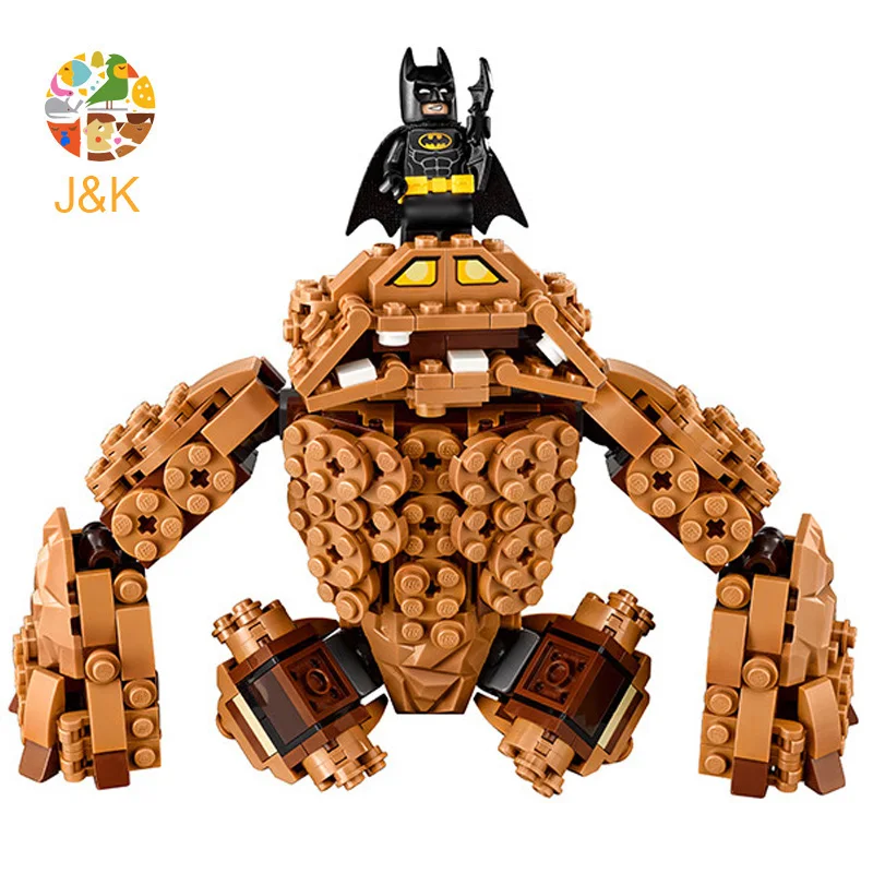 70904 460 шт Бэтмен фильм серии рок Clayface Splat атака модель строительные блоки игрушки