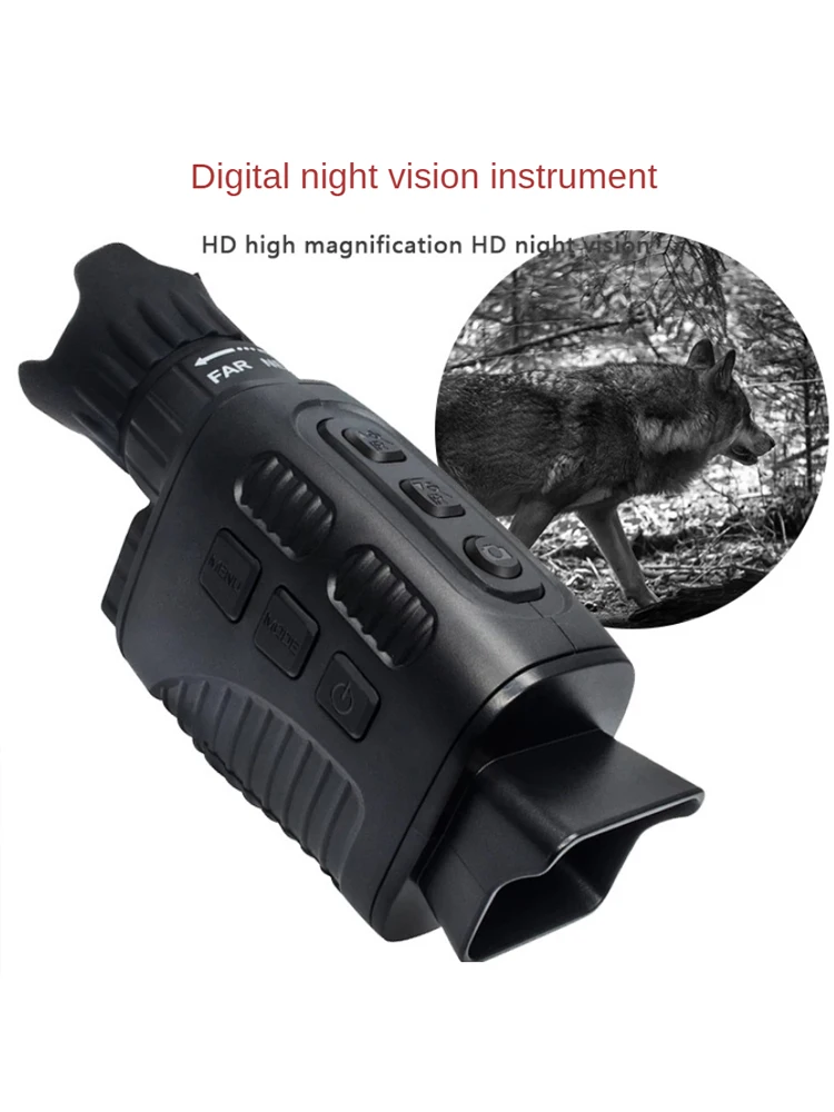 1 5 Дюймовый ЖК-дисплей ночное видение Запись видео Монокуляр водостойкие очки