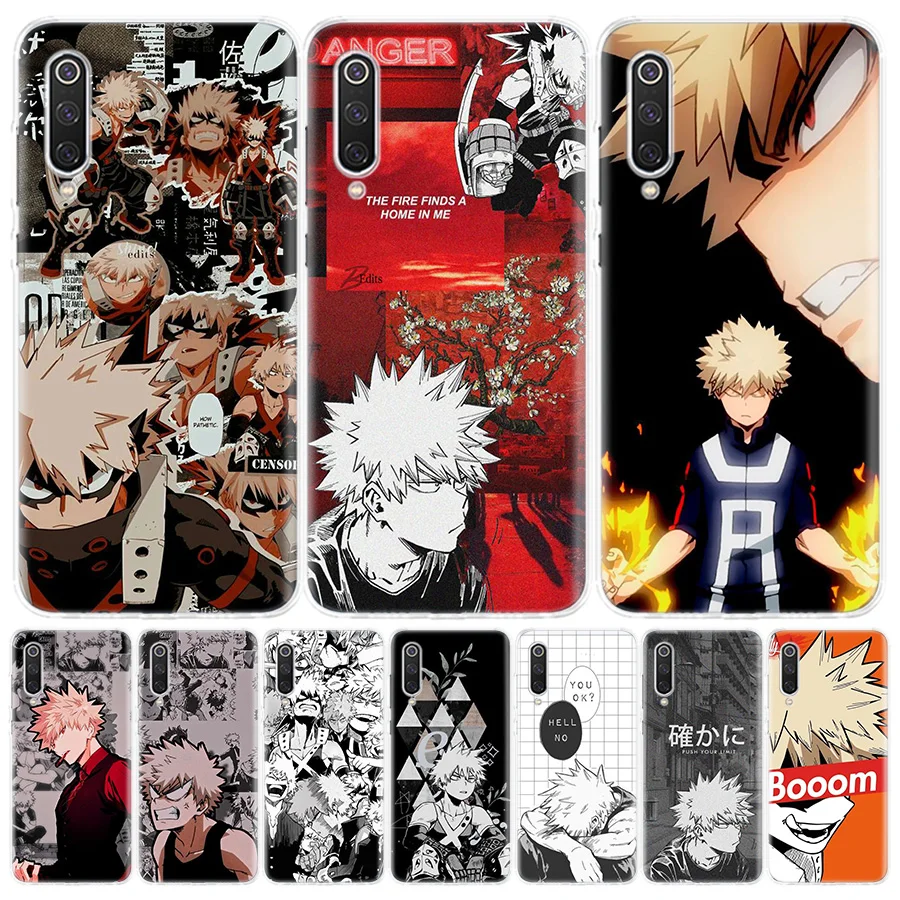 

My Hero Academia Bakugou Katsuki Silicon Call Phone Case For Xiaomi Redmi Note 10 Pro 11 9 10S 8 9S 11S 11T 8T 7 9A 9C 9T 7A 8A