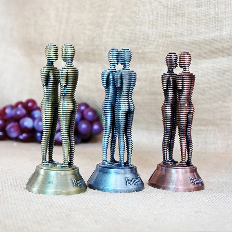 Модель двойного человека ручной работы домашний декор фигурки настольные