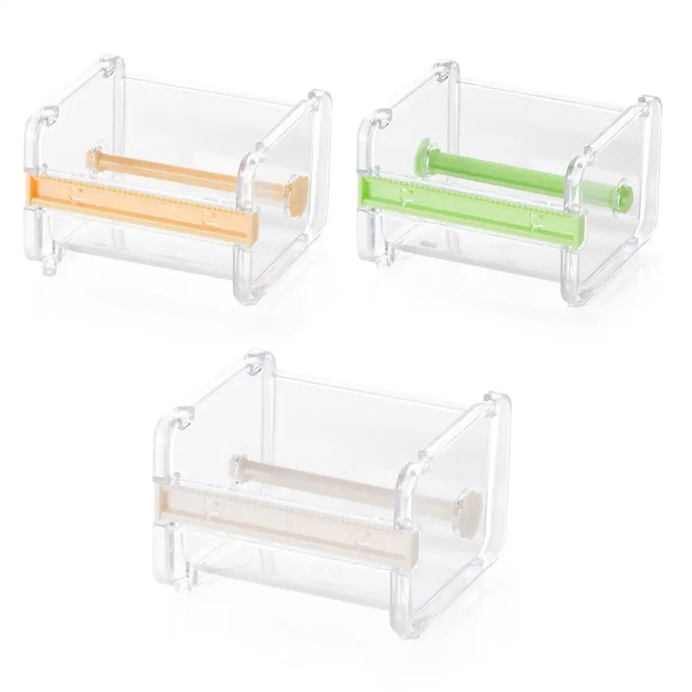 

Mini Tape Dispenser, Small Tape Cutter, Creative Washi Tape Cutter, Office Stationery, Transparent Tape Holder, Tape Dispenser