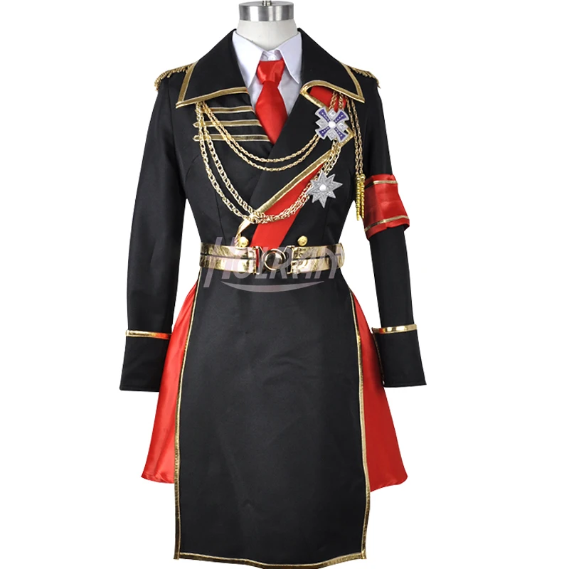 

Костюм для косплея Аниме K Project Kushina Анна ложка Военная Униформа пальто брюки шапка комплект