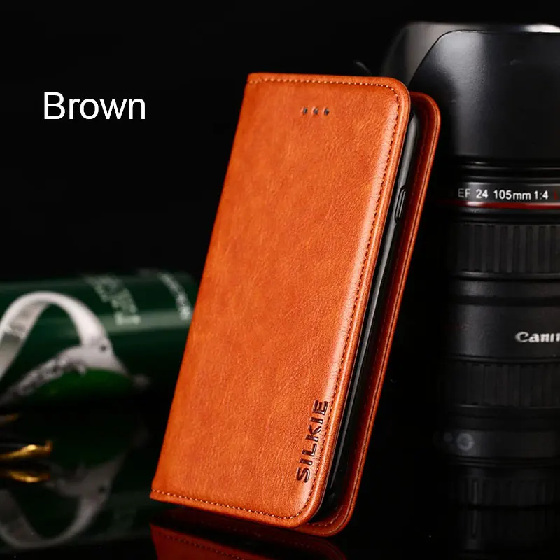 Brown Luxury Leather case for Huawei Nova plus nova 2 plus 2s 3 3i Y3 Y5 Y6 Prime Y9 with TPU cover coque fundas - Цвет: Brown
