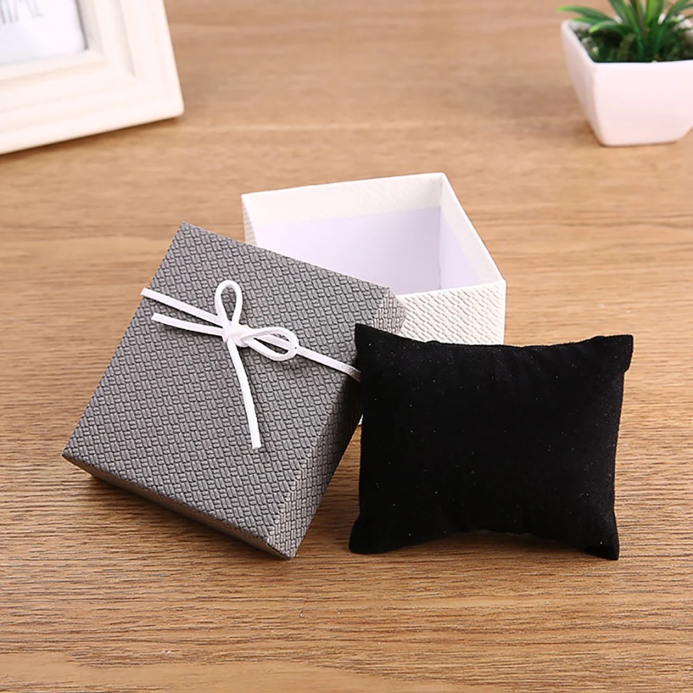 Fashion Bowknot Square Organizer Box Mesh Multiple Colors Jewelry Gift Packing Rings Earrings Necklace Storage Bags | Украшения и