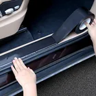 Стайлинг автомобиля углеродное волокно пленка 5D защита двери автомобиля полосы на подоконник протектор углеродное волокно Виниловая пленка Авто наклейки на бампер