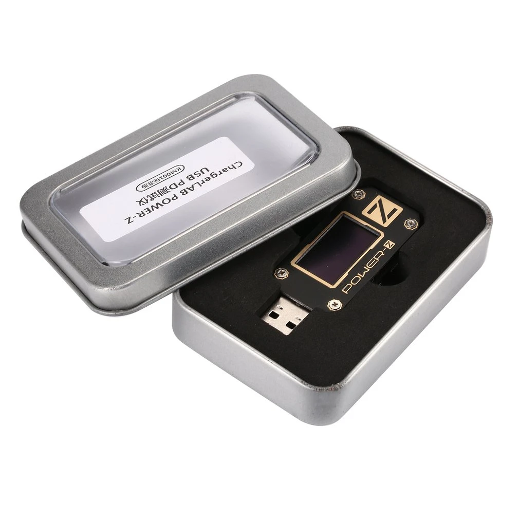 USB тестер ChargerLAB POWER Z PD цифровой измеритель напряжения и пульсации тока двойной Type