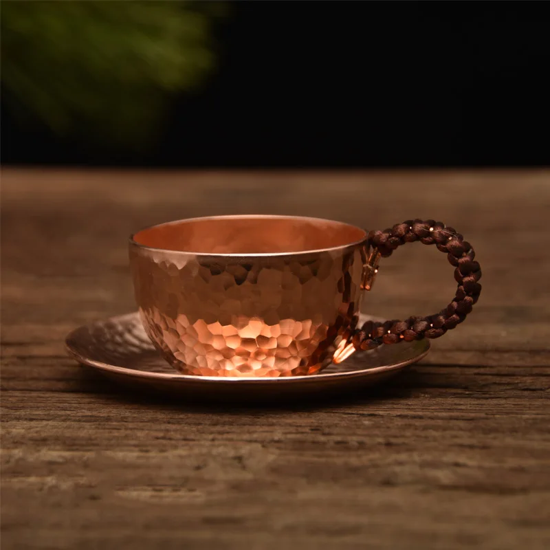 Чаша из чистой меди креативная Турецкая чайная чашка ручной работы многоразовая