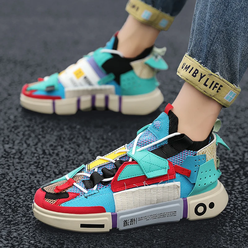 

High Quality Running Shoes Men Breathable Athletic Sport Shoes Comfortable Soft Man Walking Sneakers Outdoor Footwear Zapatillas