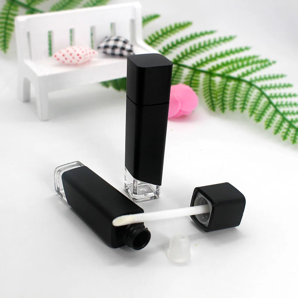 8 мл 5 шт. квадратные пластиковые тюбики для блеска губ пустая туба косметический