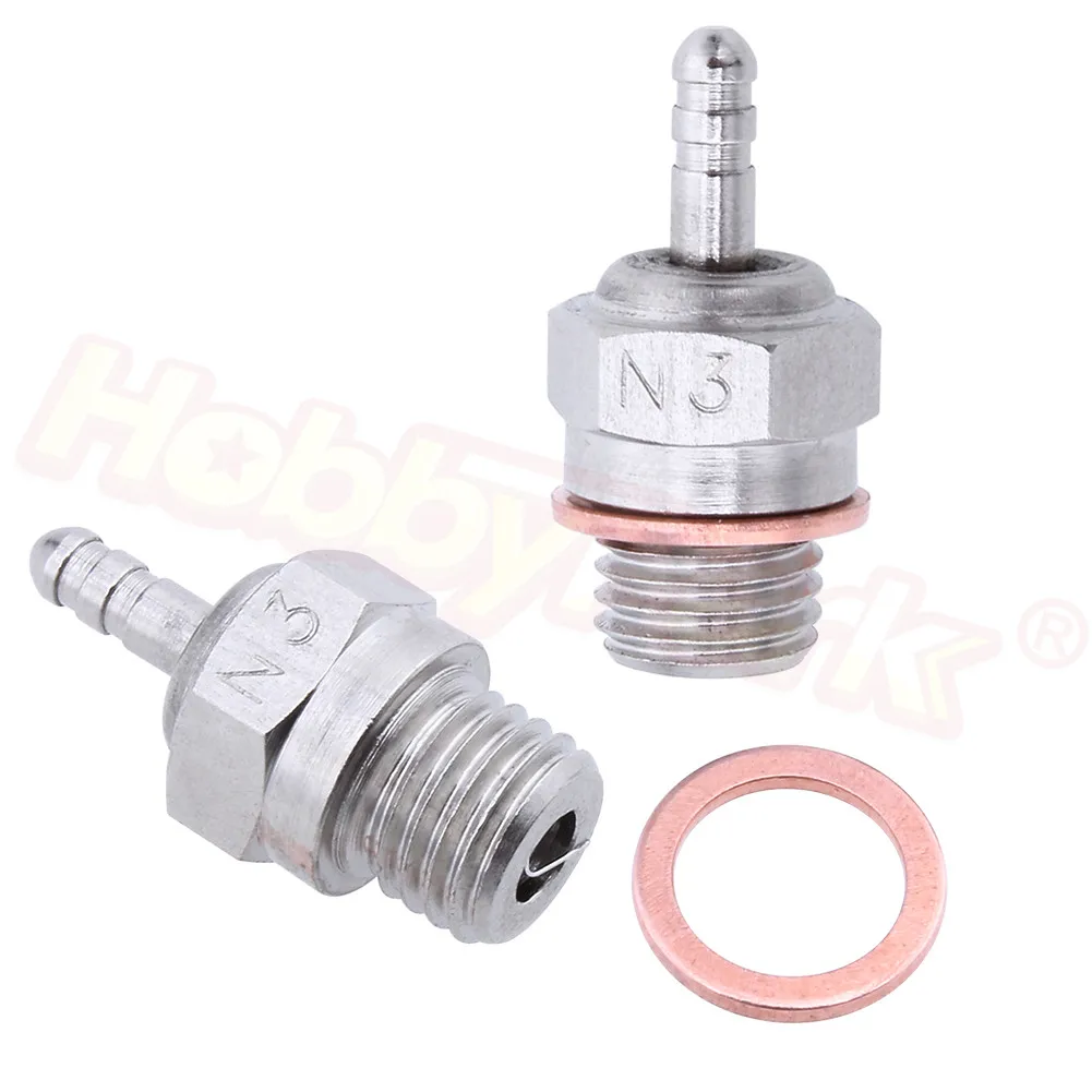 2х Заглушки для зажигания 4 # N4 3 N3 детали двигателя 1/8 1/10 Nitro Power Радиоуправляемый