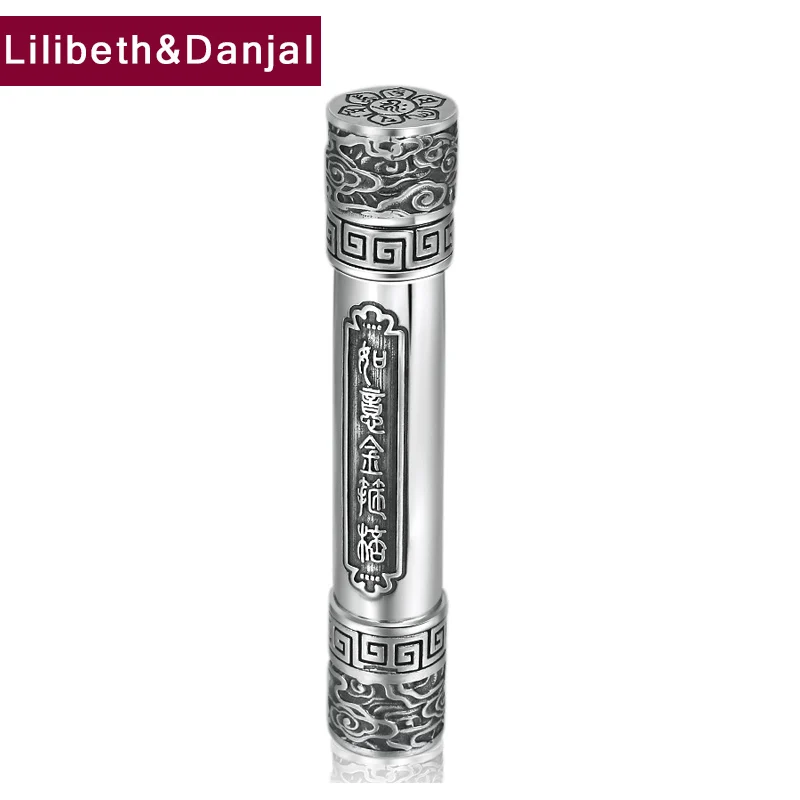 Креативная перезаряжаемая Зажигалка из стерлингового серебра 925 пробы подвеска