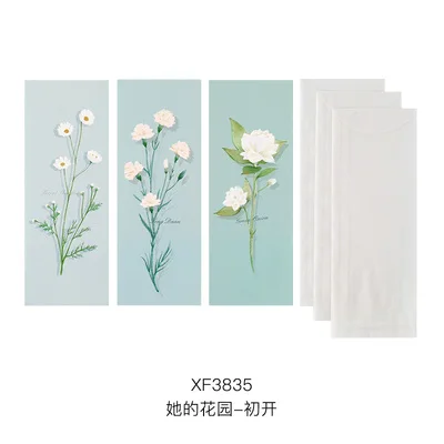 3pcs set 01 3 шт./компл. креативные бумажные буквы с конвертом на день рождения Рождество Свадьба День рождения приглашение Скрапбукинг Канцтовары подарок - Цвет: 3pcs set 01