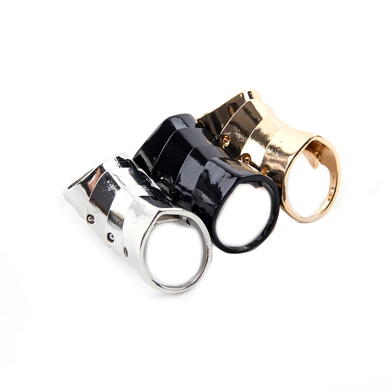 The Latest Fashion Trend Retro Punk Style Creative Joint Armor Knuckle Metal Ring Men And Women Can Wear Jewelry Gift | Украшения и