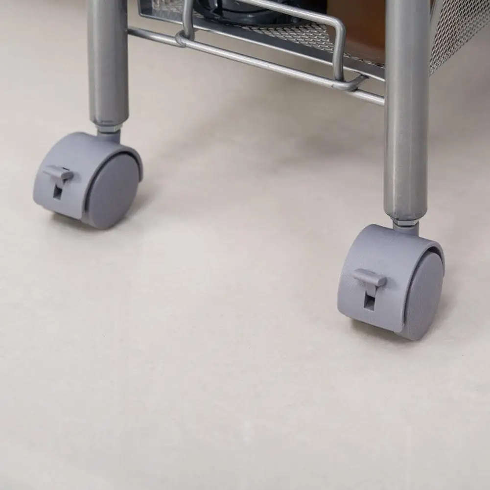 

Honeycomb Mesh Style 4 Layers Removable Storage Cart with Rolling Wheel