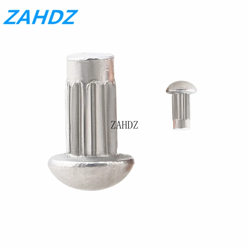 

50/100Pcs GB827 M2 M2.5 M3 M4 Knurled Solid Aluminum Rivets for Name Plate