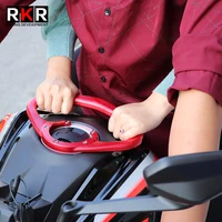 motorcycle fuel tank armrest cnc aluminum passenger handle rear handle bracket for haojue dr150 dr160s dr250 dr300 dr 150 300