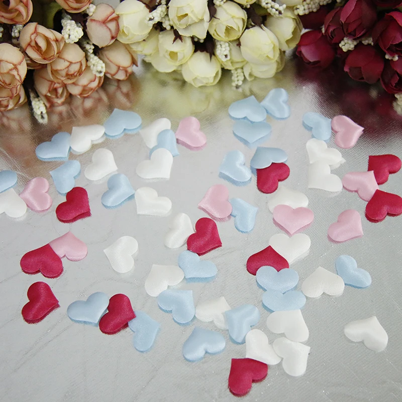 200 шт./лот сердечки конфетти наряд для первого дня рождения маленьких мальчиков