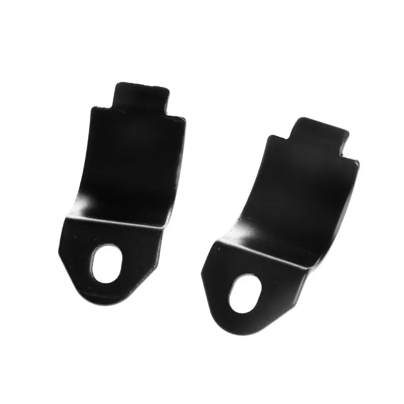 1 пара черный вилка ушные зажимы мотоцикл поворотник светильник кронштейн