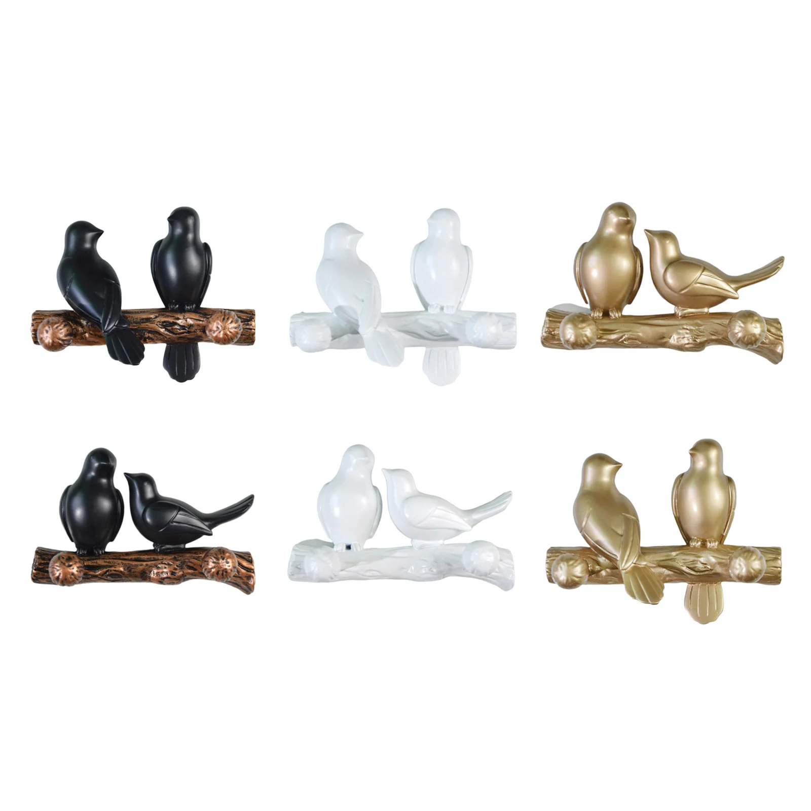 

Birds On Tree Branch Hanger Key Holder Jewelry Purse Closet Bathroom Kitchen, Key Holder Organization