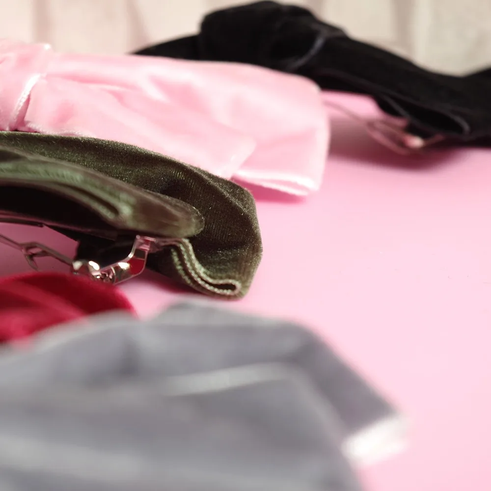 Заколки для волос бархатные в корейском и японском стиле 5 цветов| |