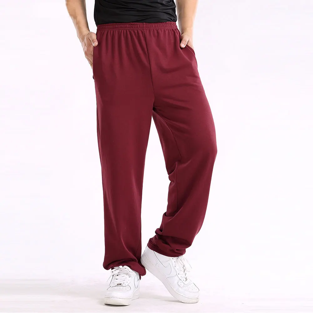 Casual Pants Trousers Large Big Plus Size 5XL 6XL 7XL Men Solid Baggy Loose Elastic Cotton Sweatpants | Мужская одежда