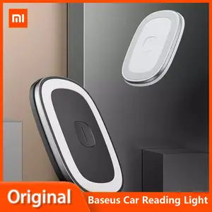 Xiaomi Baseus автомобильный светильник для чтения USB зарядка сенсорный ночник Магнитная Автомобильная интерьерная лампа автомобильные аксессуа...
