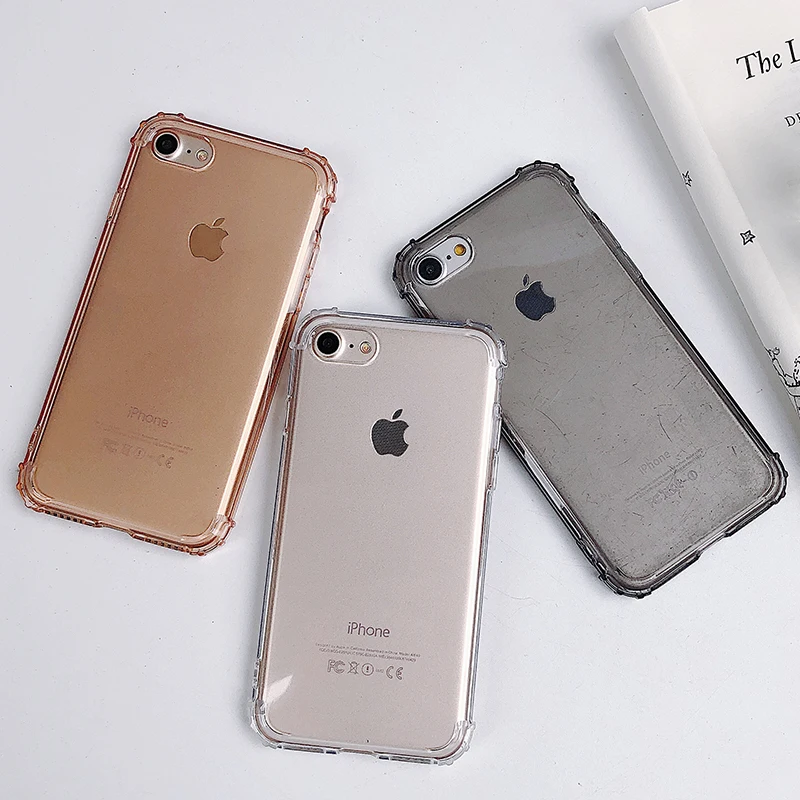 Роскошные прозрачные силиконовые чехлы для телефонов iPhone 11 pro max X XS XR 8 7 6 6S Plus