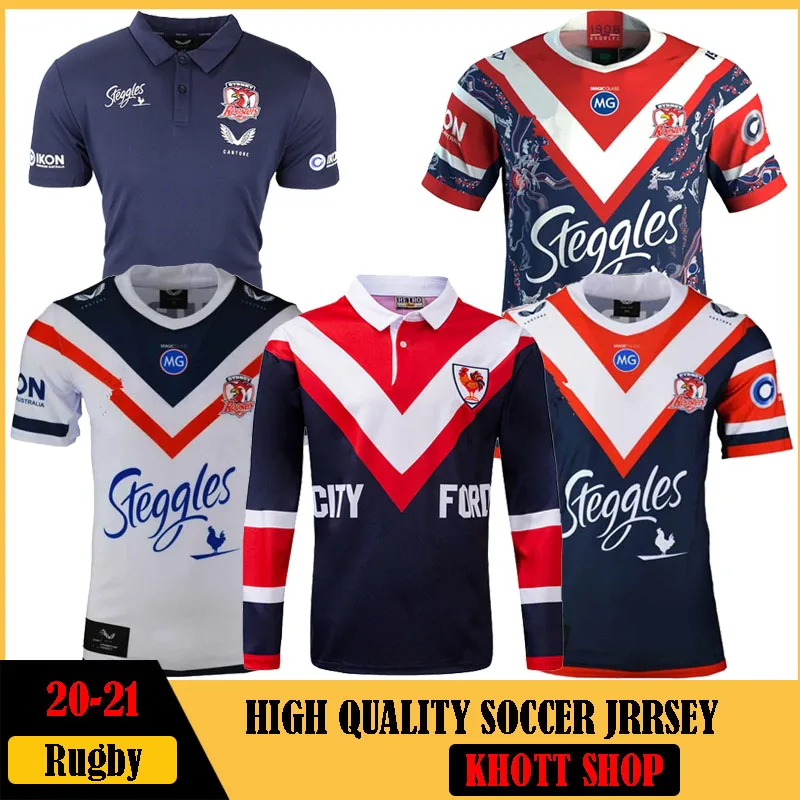 

Sydney roosters mens rugby t shirt 2021 rugby jersey 1976 retro jersey size S - 5XL