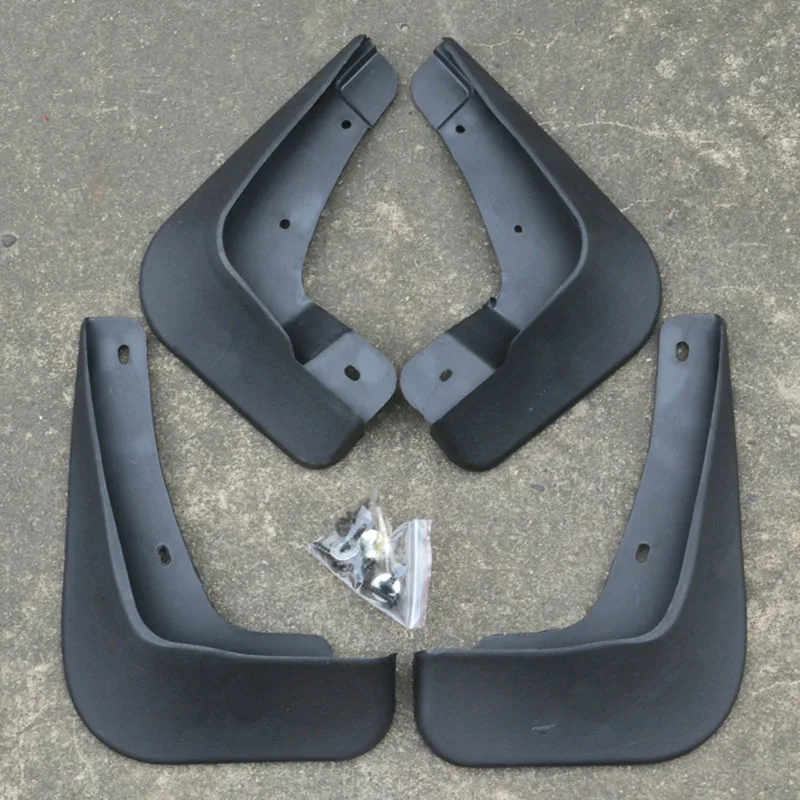 

for 2010-2018 Mitsubishi Lancer/Lancer X/Lancer Evo Soft plastic Mud Flaps Splash Guard car styling